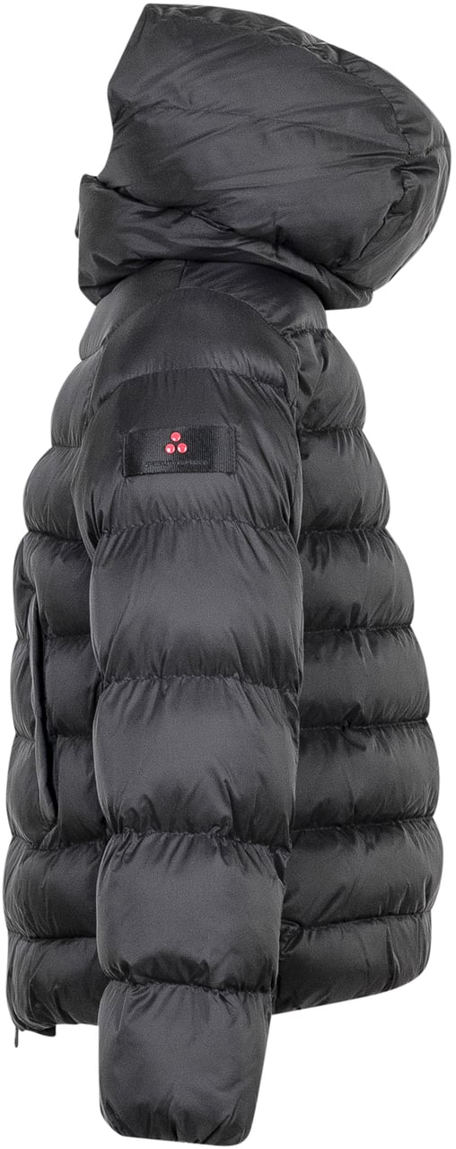 Peuterey Peuterey Kids Piumino Nero con Cappuccio Zwart
