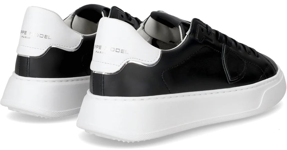 Philippe Model Baskets Temple sneakers noirs spoiler semelle blanche Philippe Model homme BTLU V02 Divers