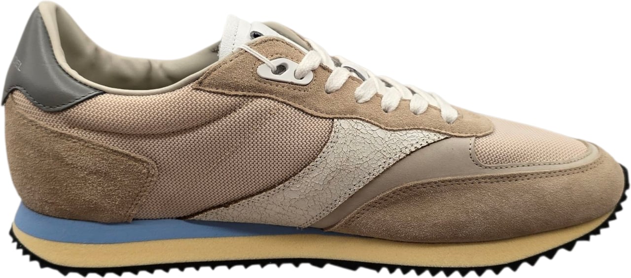 Philippe Model Baskets Blville mondial toile suède sable ciel Philippe Model Homme BVLU W005 Divers