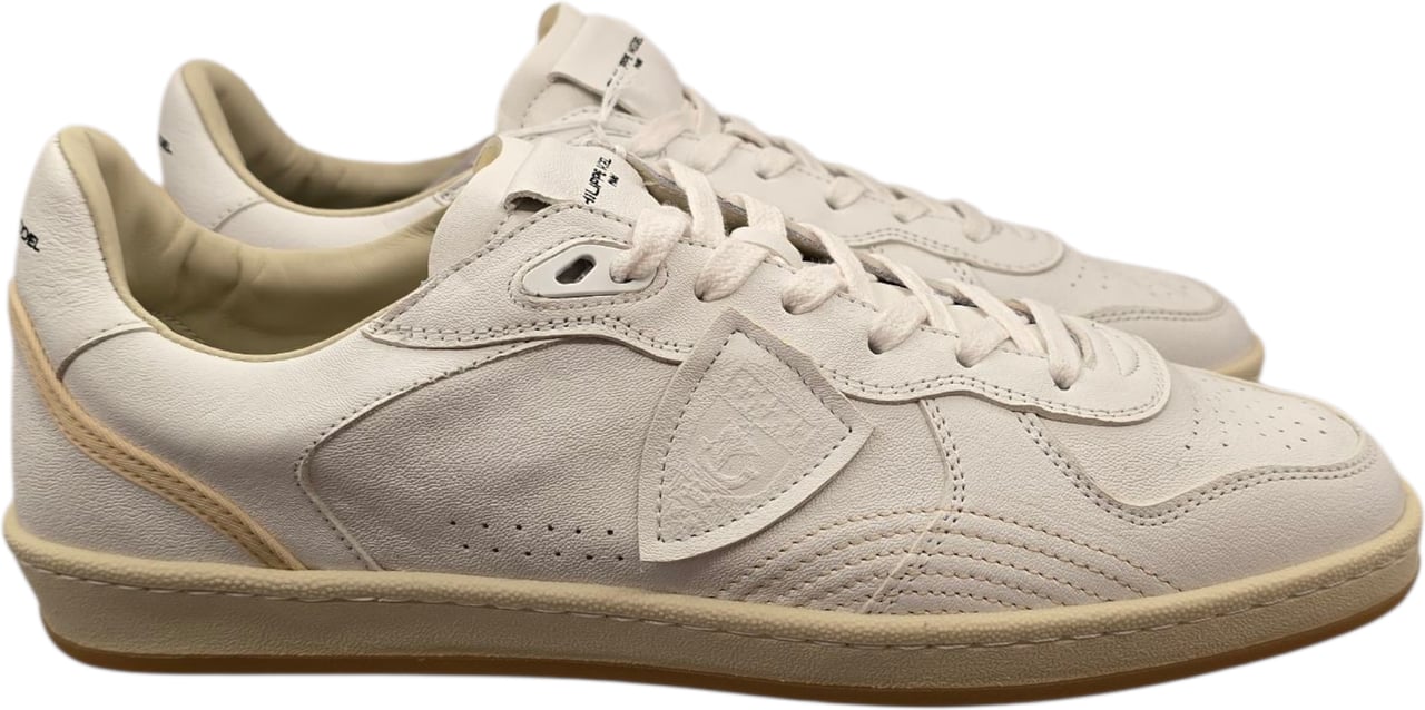 Philippe Model Sneakers Pgal cuir blanc Philippe Model Homme PGLU WW01 baskets Wit