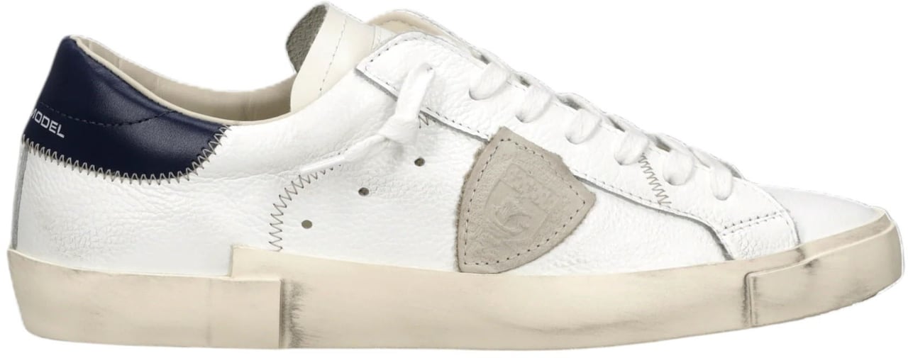 Philippe Model Sneakers Paris cuir blanc spoiler navy Philippe Model Homme PRSX PRLU VZ03 Divers