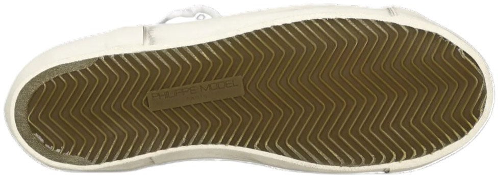 Philippe Model Sneakers Paris cuir blanc spoiler navy Philippe Model Homme PRSX PRLU VZ03 Divers