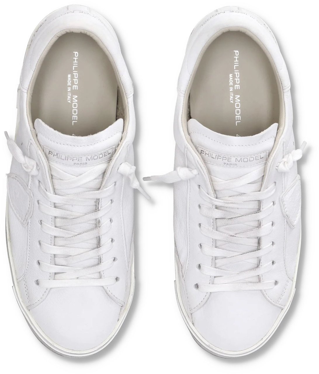 Philippe Model Prsx Low Man Blanc Sneakers Wit