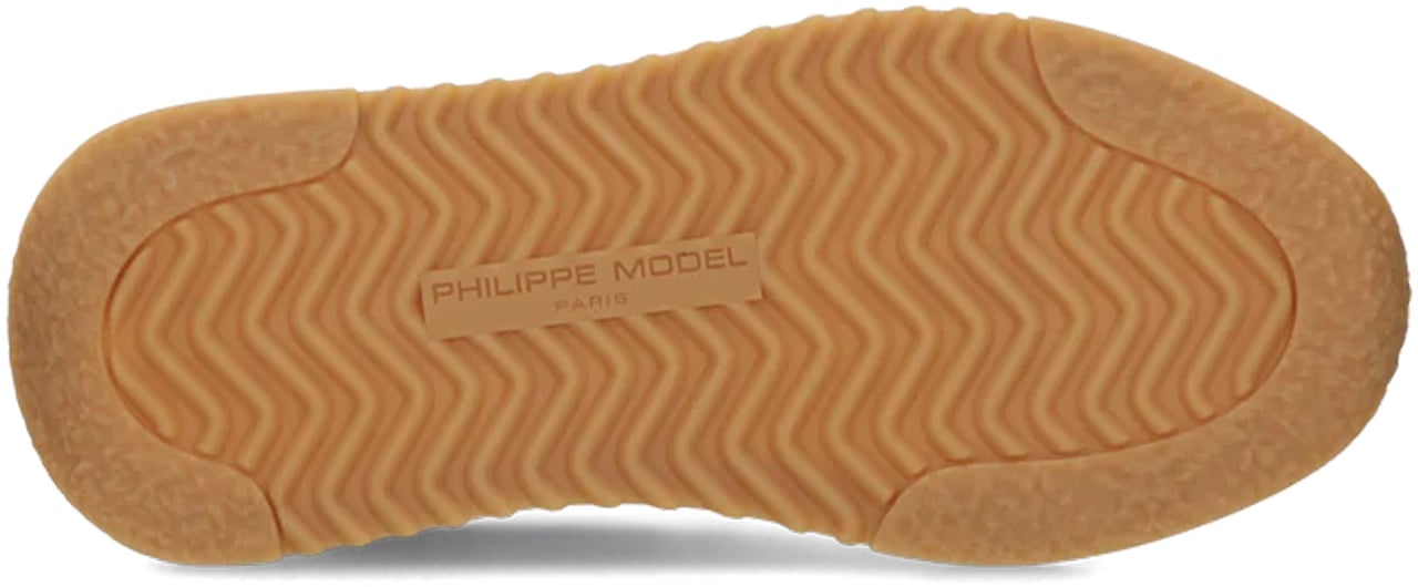Philippe Model Sneakers Veau Glitter_Sable' Wit