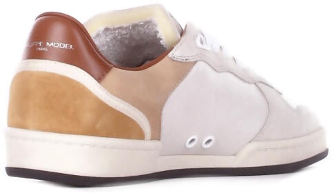 Philippe Model Sneakers Brown Beige Wit