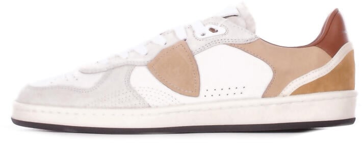 Philippe Model Sneakers Brown Beige Wit
