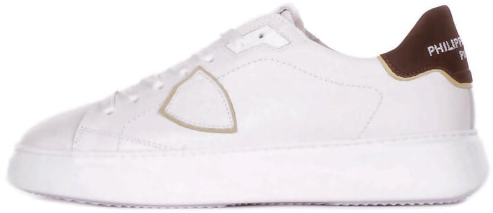 Philippe Model Sneakers White Brown Wit