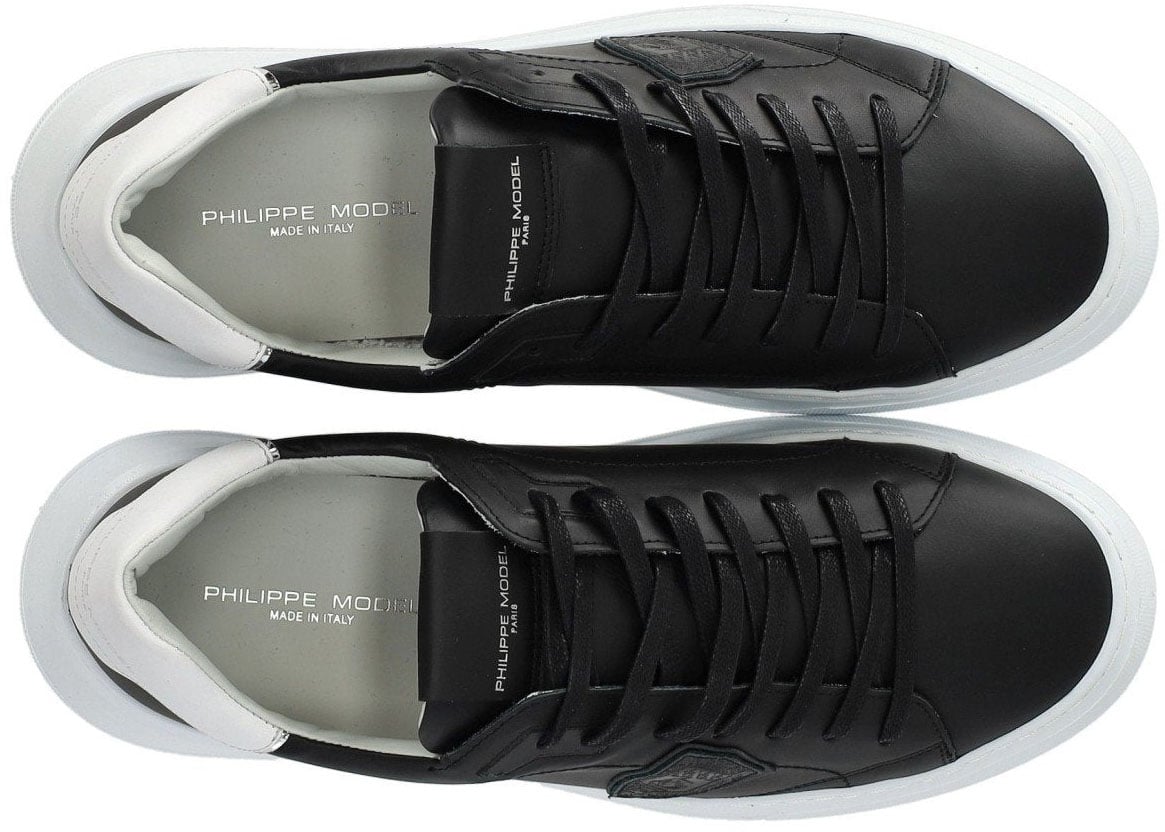 Philippe Model PHILIPPE MODEL WHITE TEMPLE SNEAKER Zwart
