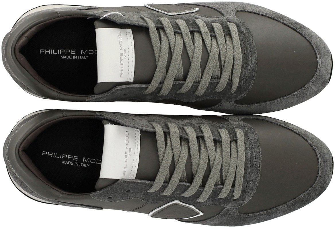 Philippe Model PHILIPPE MODEL TRPX LOW GREY SNEAKER Grijs