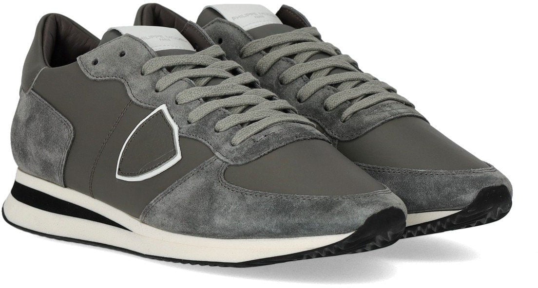 Philippe Model PHILIPPE MODEL TRPX LOW GREY SNEAKER Grijs