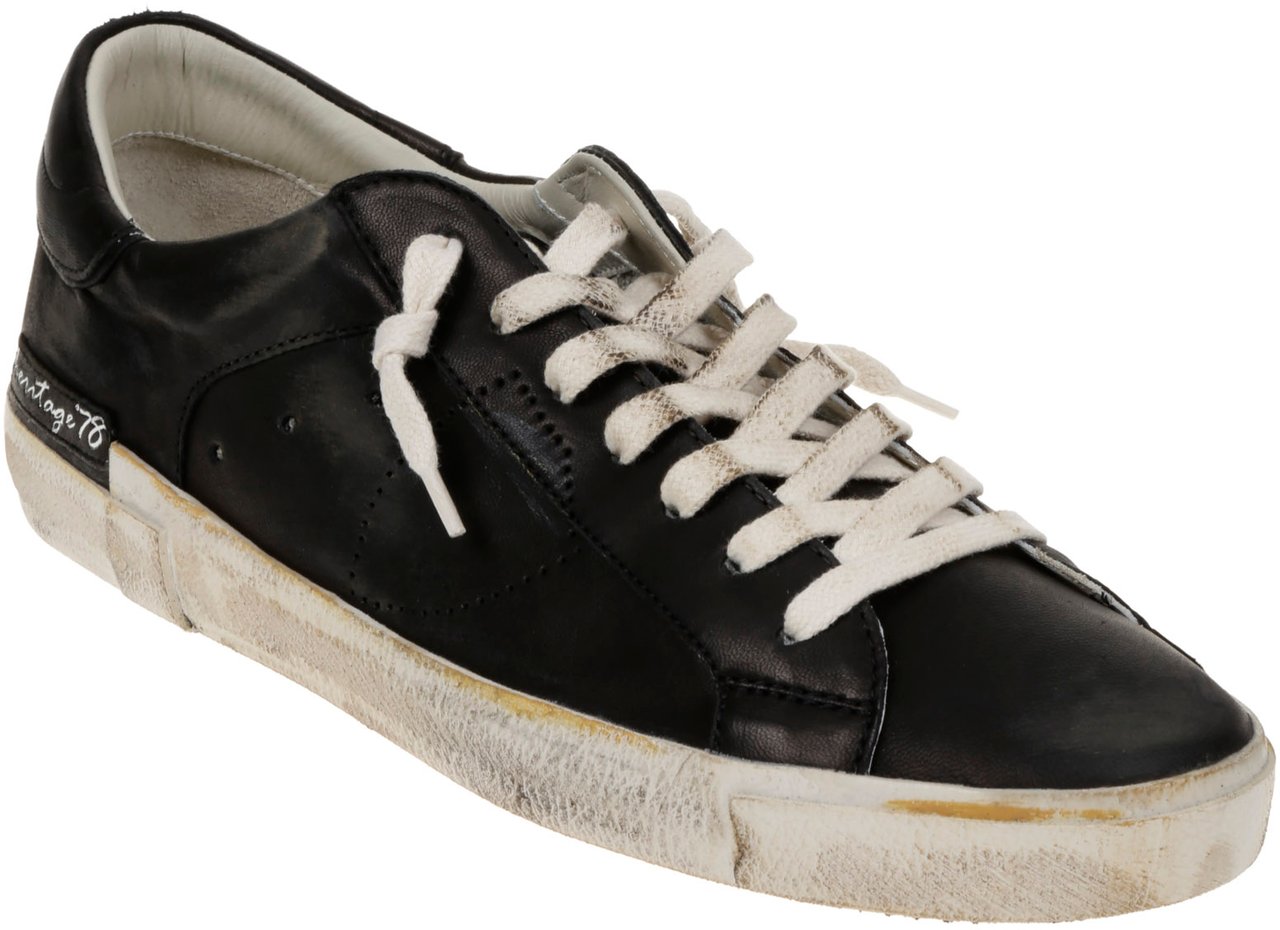 Philippe Model Flat Shoes Black Zwart