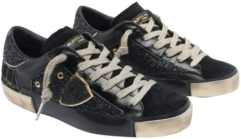 Philippe Model Sneakers Black Zwart