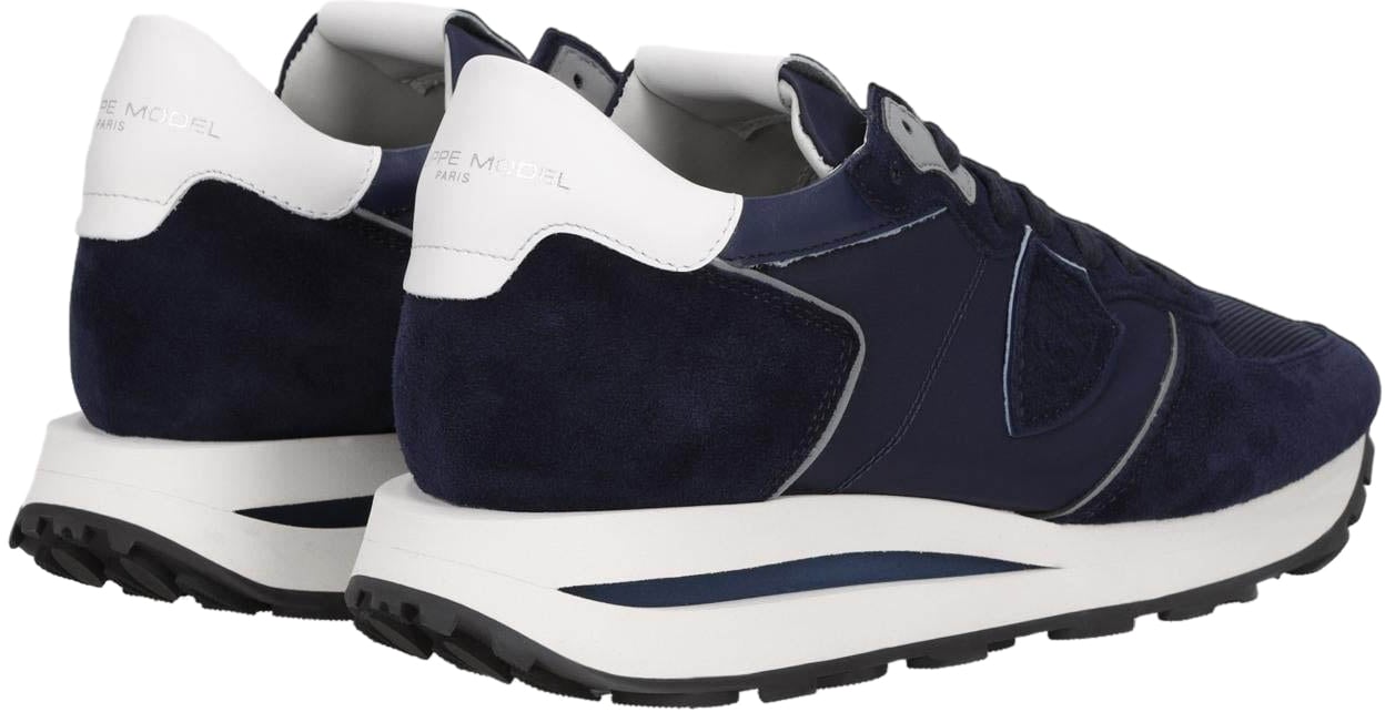 Philippe Model Heren Tropez Haute Sneaker Blauw Blauw