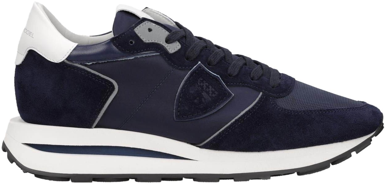 Philippe Model Heren Tropez Haute Sneaker Blauw Blauw