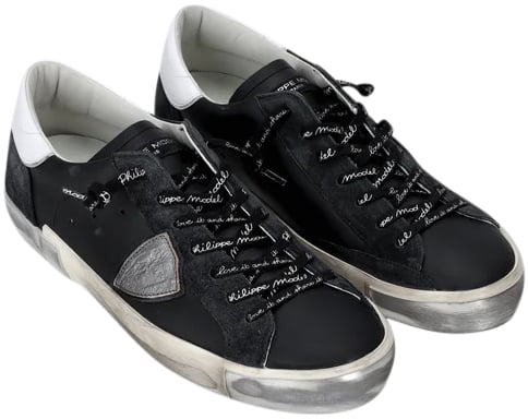 Philippe Model Sneakers Black Zwart