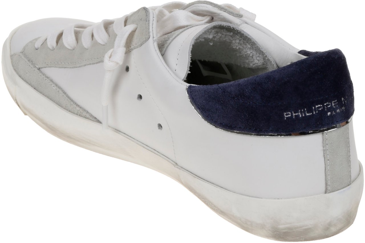 Philippe Model Flat Shoes White Wit
