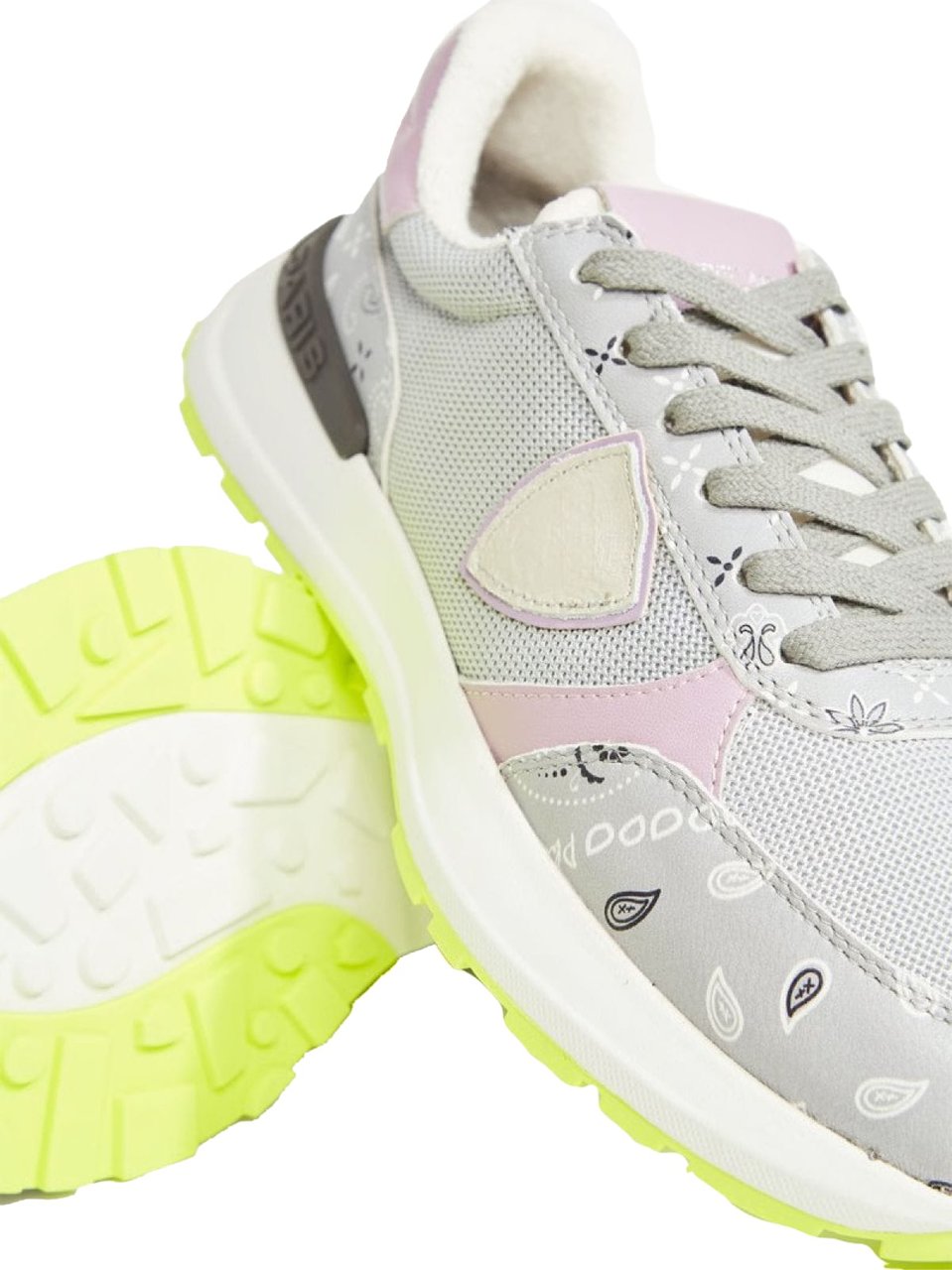 Philippe Model Antibes Low Paisley Sneakers Divers