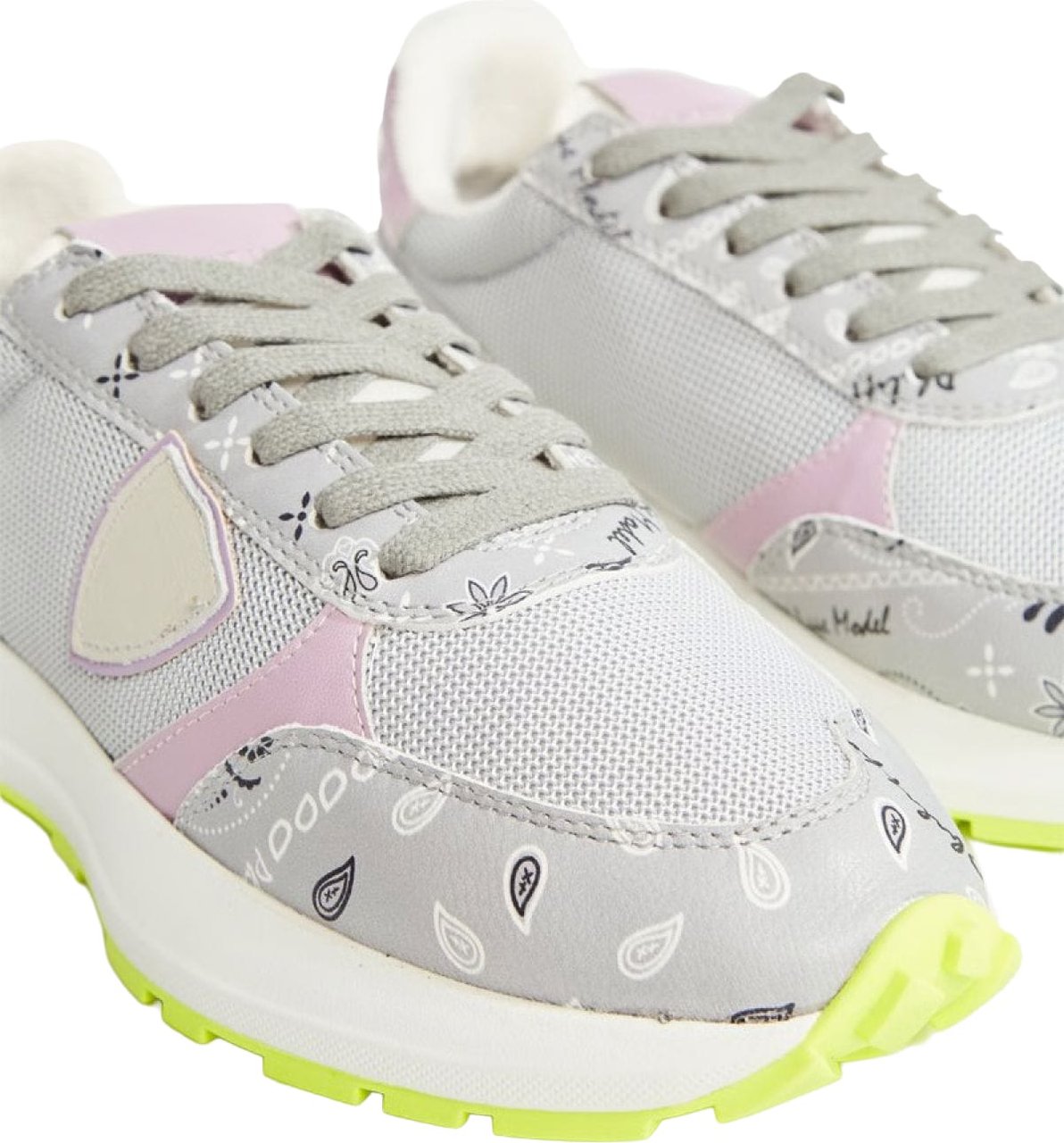 Philippe Model Antibes Low Paisley Sneakers Divers