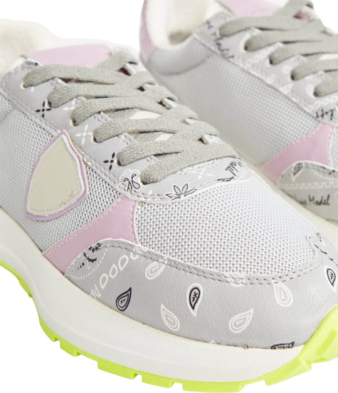Philippe Model Antibes Low Paisley Sneakers Divers