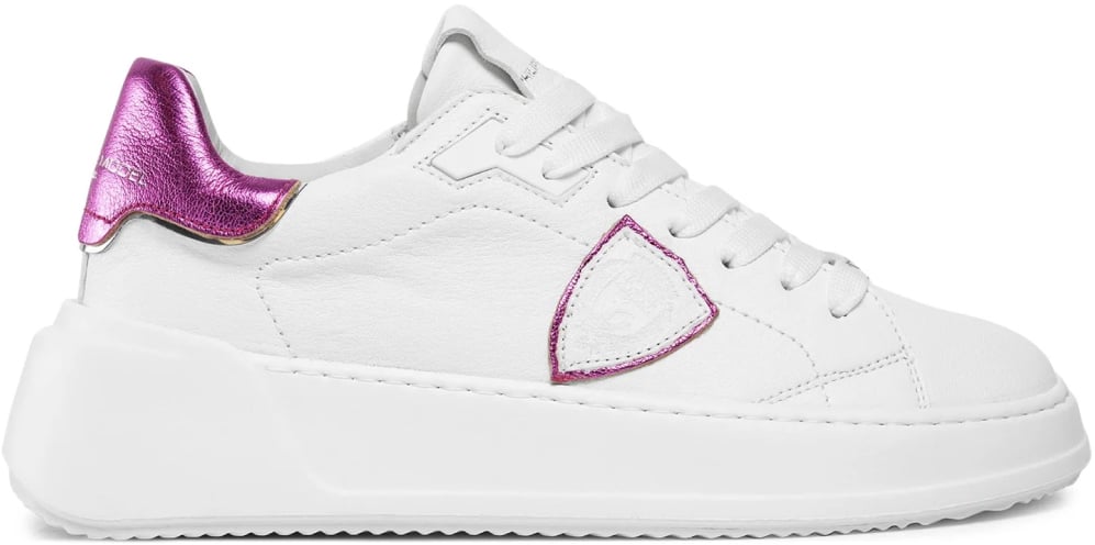 Philippe Model Tres Temple Low Sneakers Wit