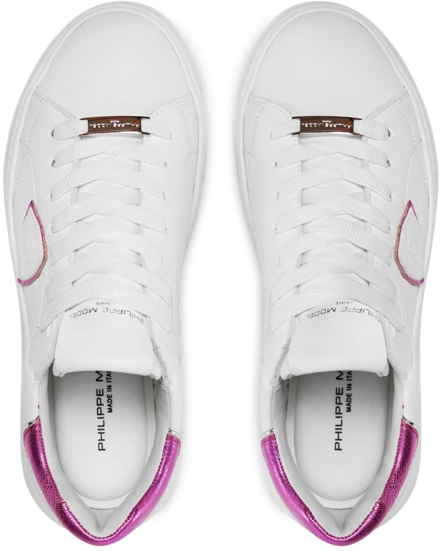 Philippe Model Tres Temple Low Sneakers Wit