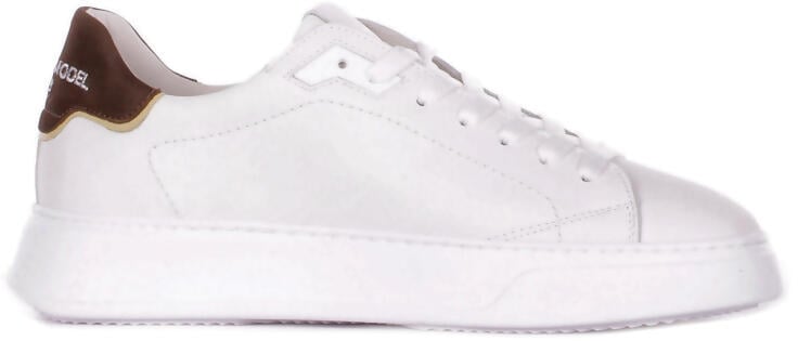 Philippe Model Sneakers White Brown Wit