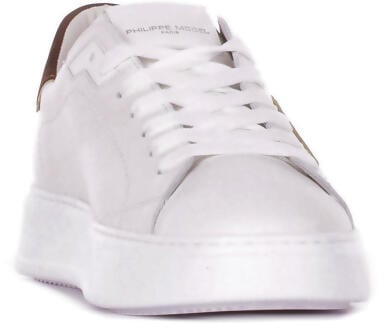Philippe Model Sneakers White Brown Wit