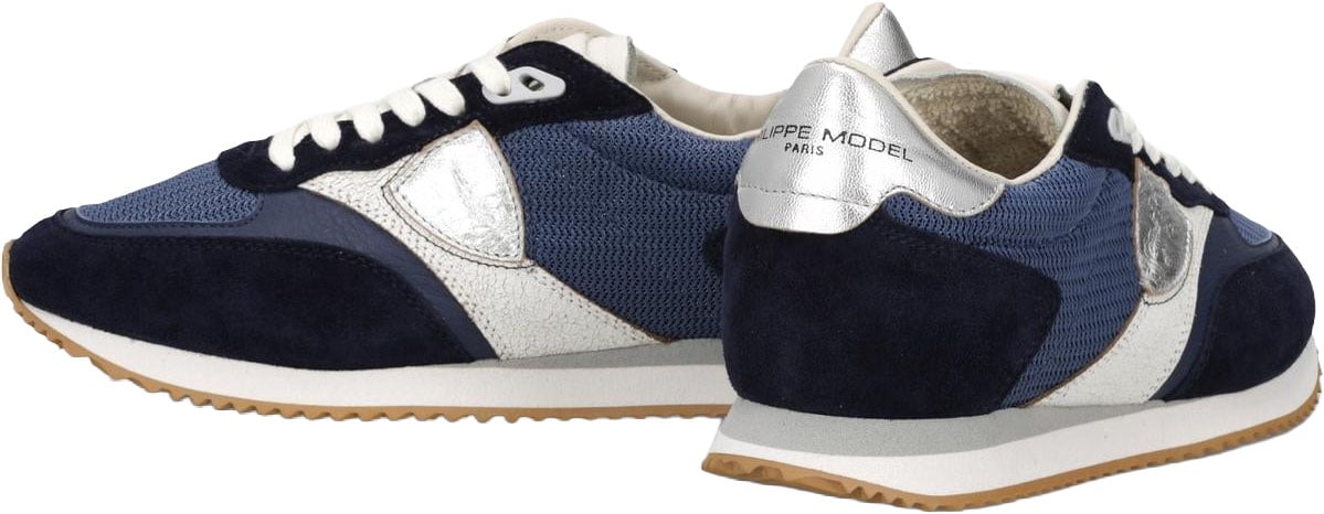 Philippe Model Dames Blville Low Woman sneakers Blauw