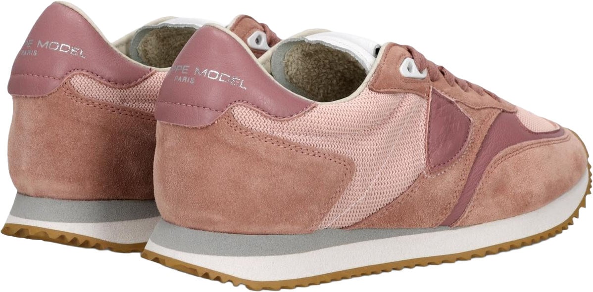 Philippe Model Dames Blville Low Woman sneakers Roze