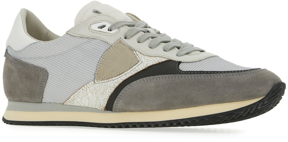 Philippe Model Philippe Model Multicolor leather ad fabric bi ville sneakers Divers