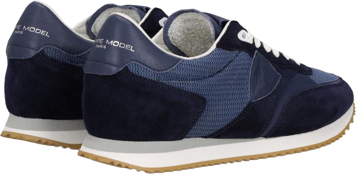 Philippe Model Heren Blville Low Man sneakers Blauw