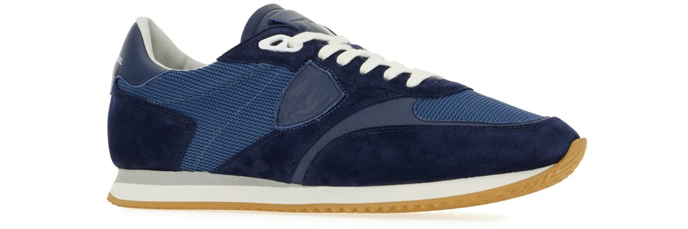 Philippe Model Philippe Model Two-tone leather ad fabric bi ville sneakers Divers