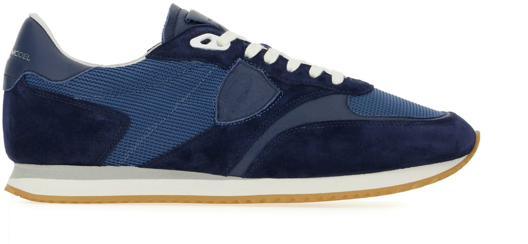 Philippe Model Philippe Model Two-tone leather ad fabric bi ville sneakers Divers