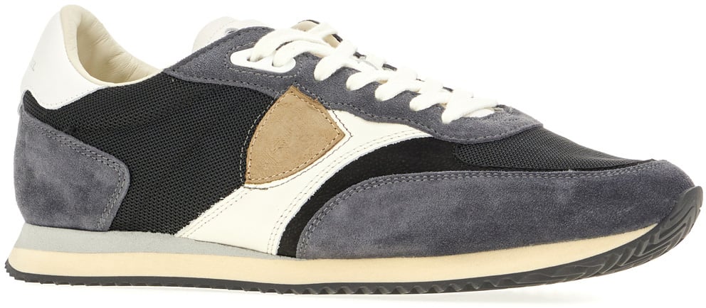 Philippe Model Multicolor leather ad fabric bi ville sneakers Divers