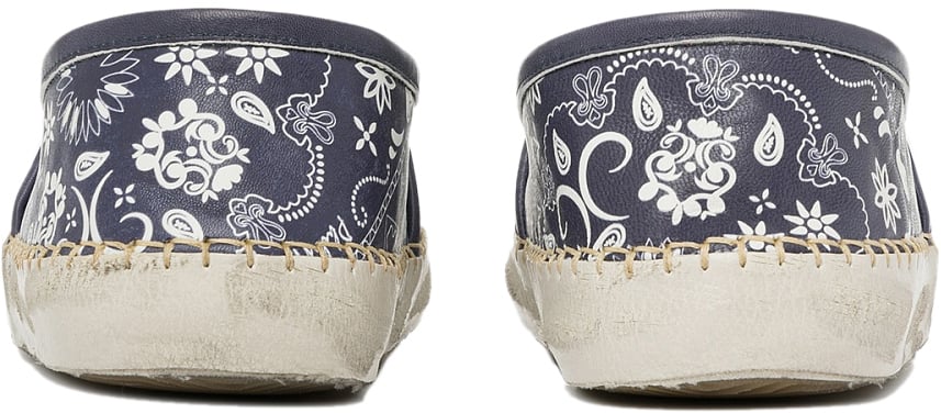 Philippe Model Marseille Low Paisley Espadrilles Sneakers Blauw