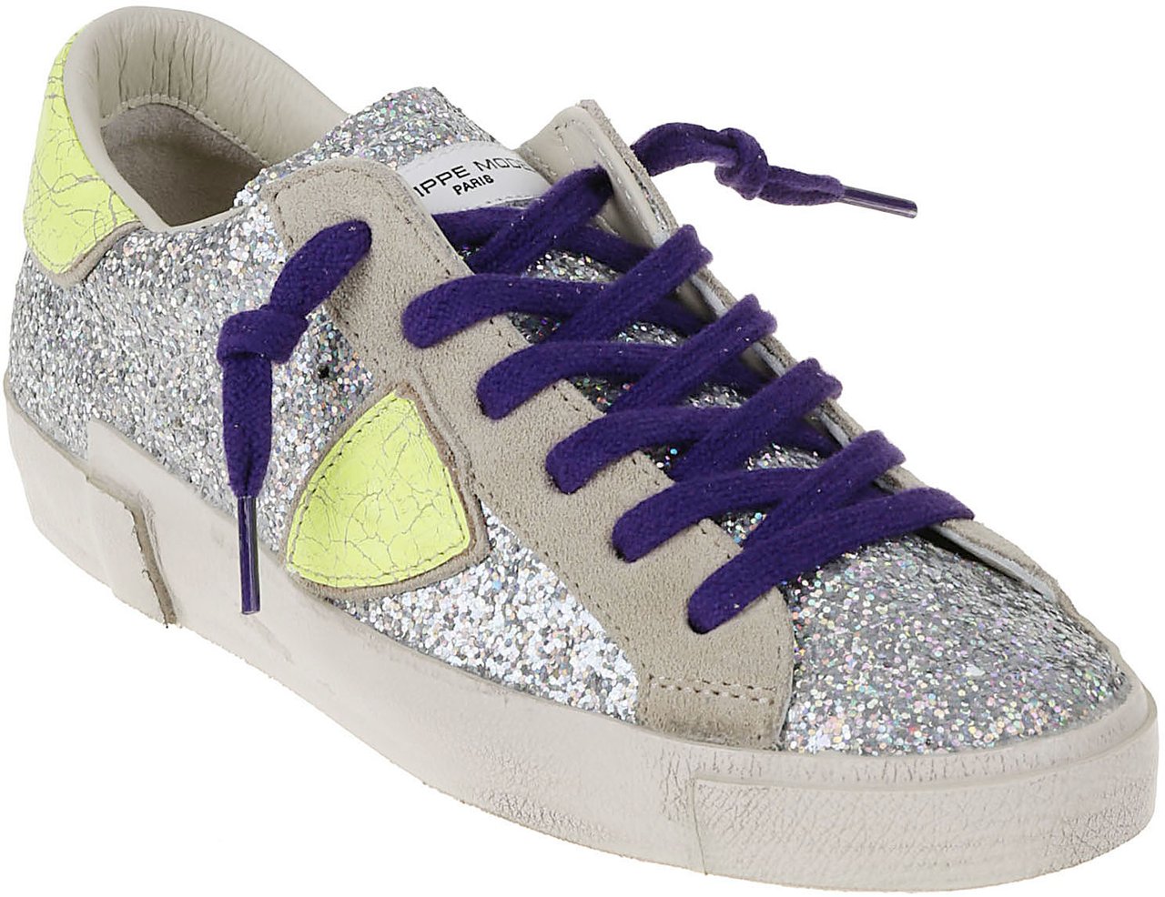 Philippe Model Flat Shoes Silver Zilver