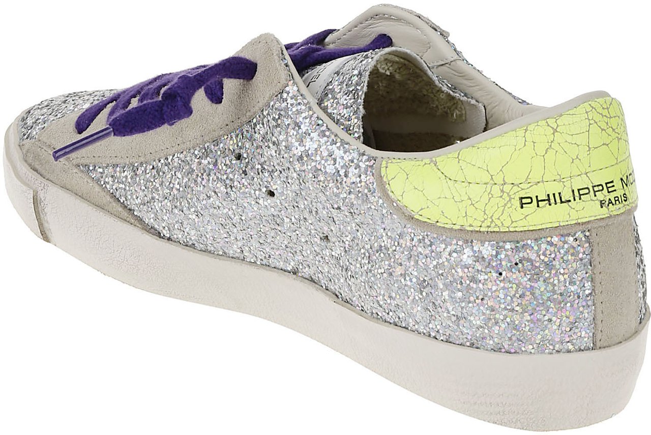 Philippe Model Flat Shoes Silver Zilver