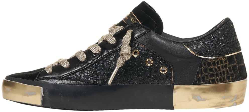 Philippe Model Sneakers 'Prsx Low' Zwart