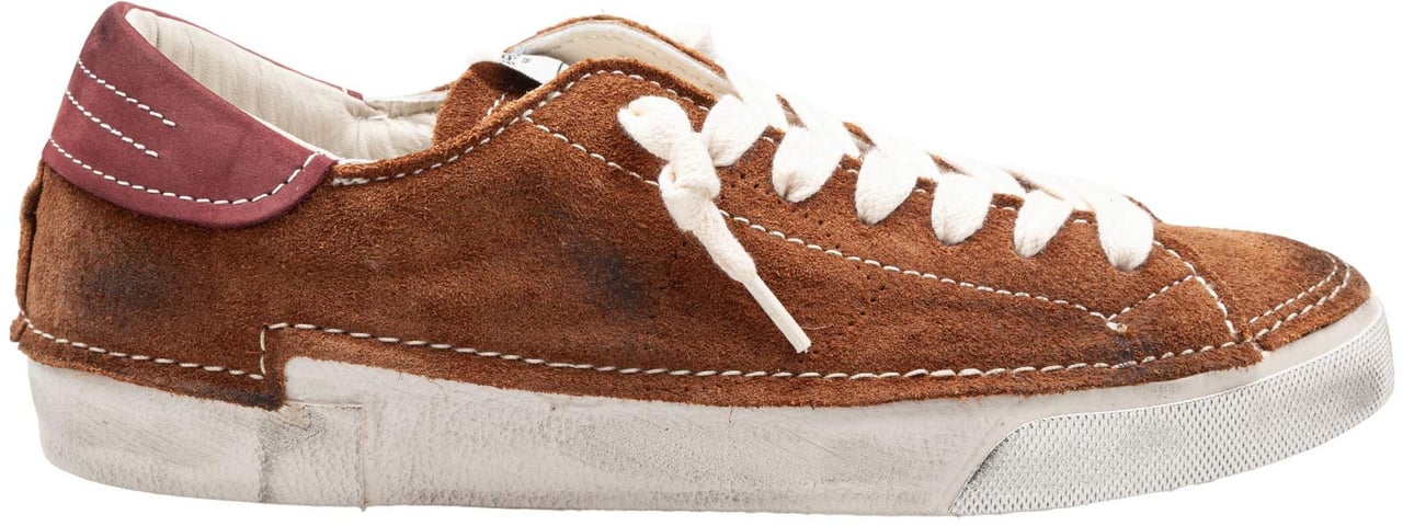 Philippe Model Philippe model prsx suede sneakers in cognac Bruin