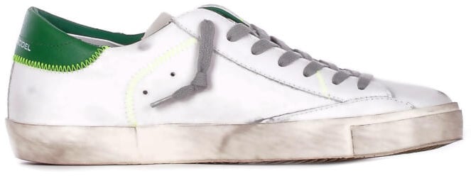 Philippe Model Sneakers White Green Wit