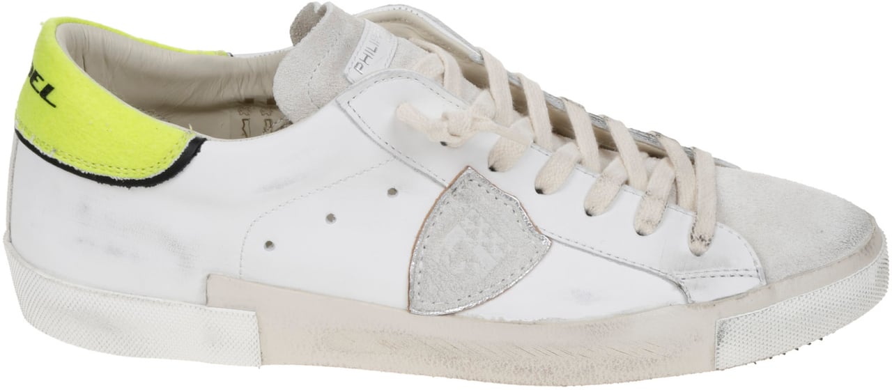 Philippe Model Flat Shoes Bianco Beige Giallo Beige