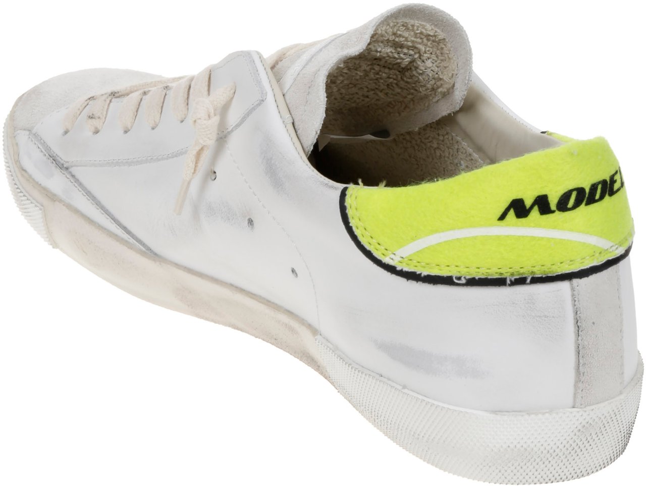 Philippe Model Flat Shoes Bianco Beige Giallo Beige