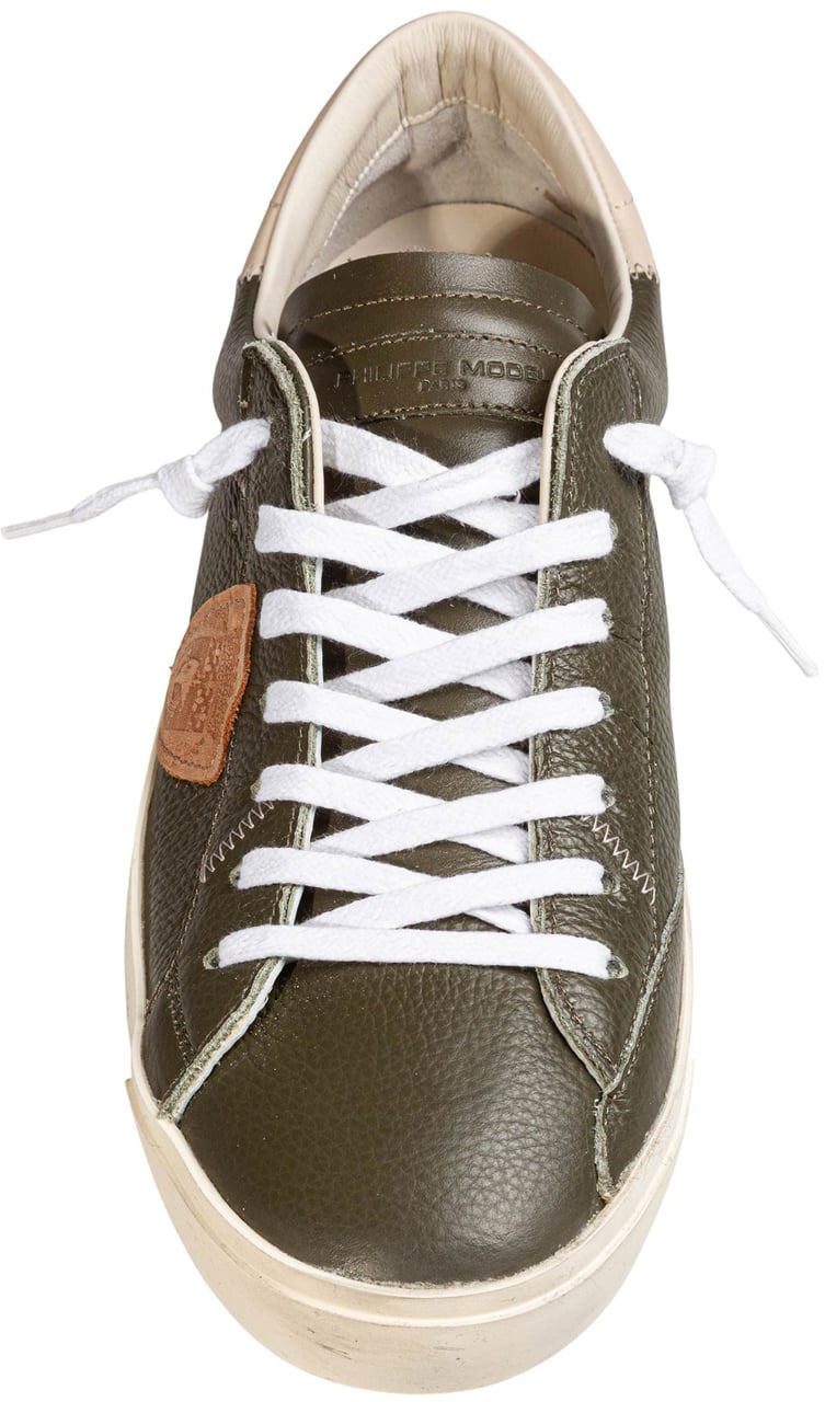 Philippe Model Philippe model prsx leather sneakers, military green Groen