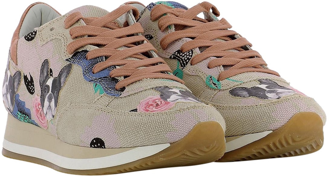 Philippe Model Sneakers Bulldog Metal Rosa Divers