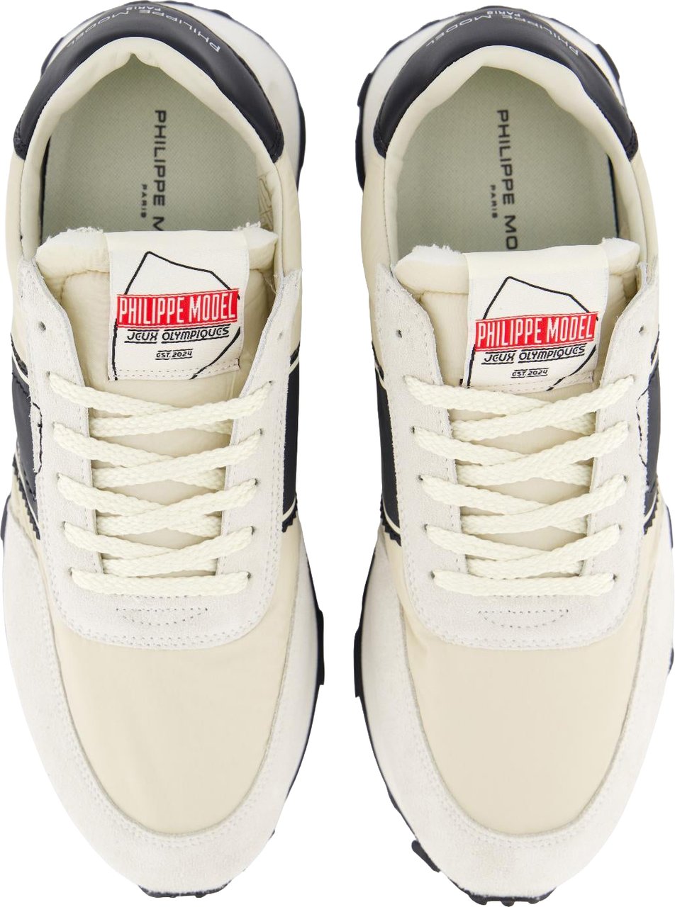 Philippe Model Heren Tour Sneaker Beige/Zwart Beige