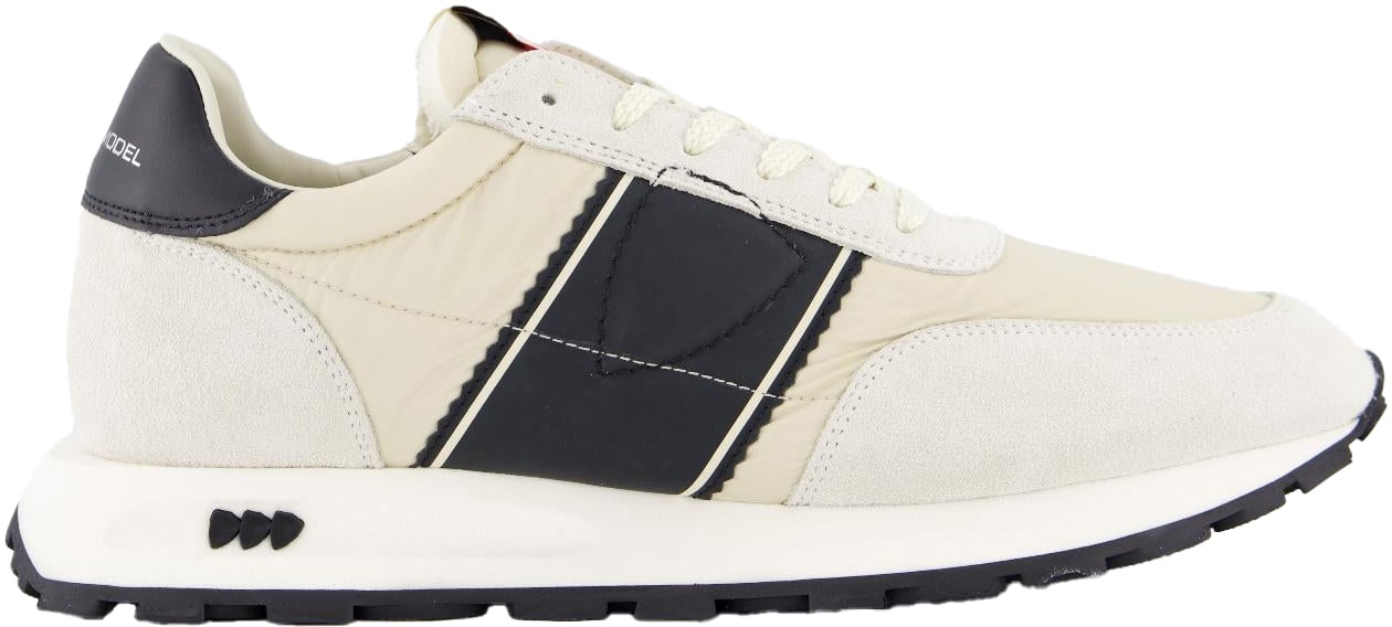 Philippe Model Heren Tour Sneaker Beige/Zwart Beige