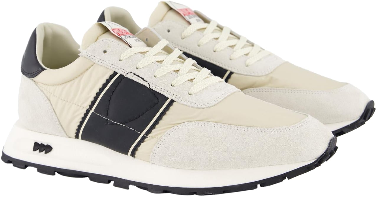 Philippe Model Heren Tour Sneaker Beige/Zwart Beige