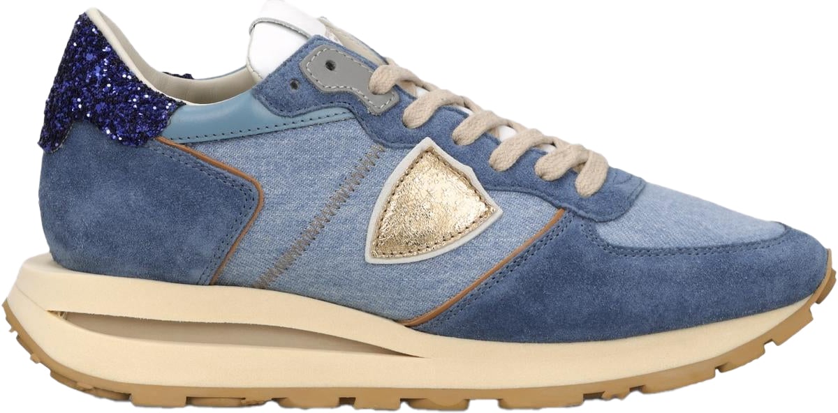 Philippe Model Dames Tropez Haute Low Woman Blauw