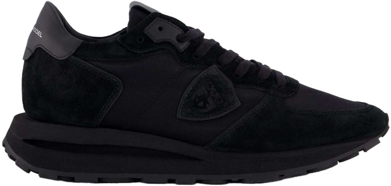 Philippe Model Heren Tropez Haute Sneaker Zwart Zwart