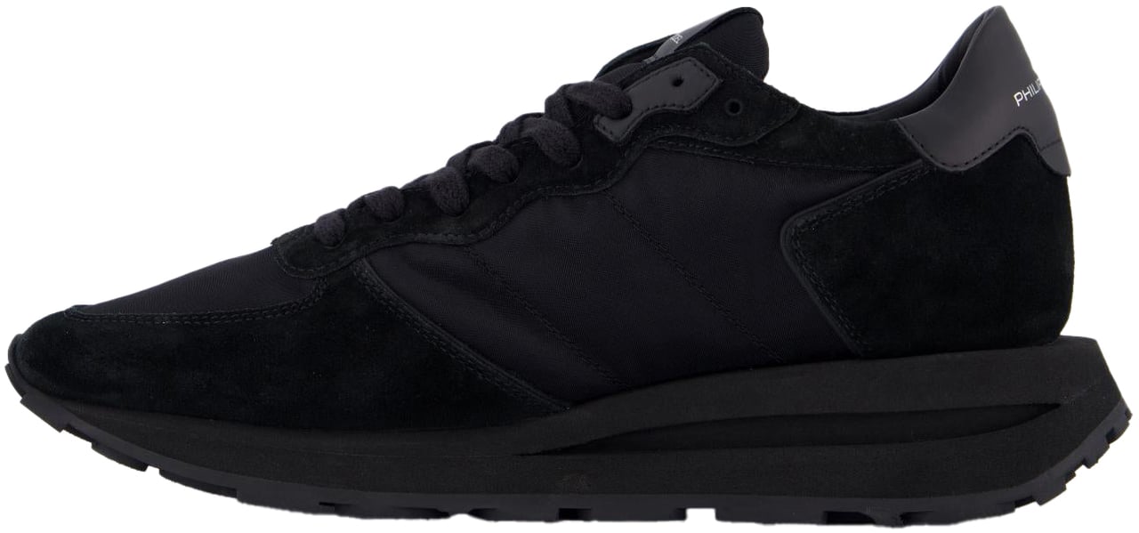 Philippe Model Heren Tropez Haute Sneaker Zwart Zwart